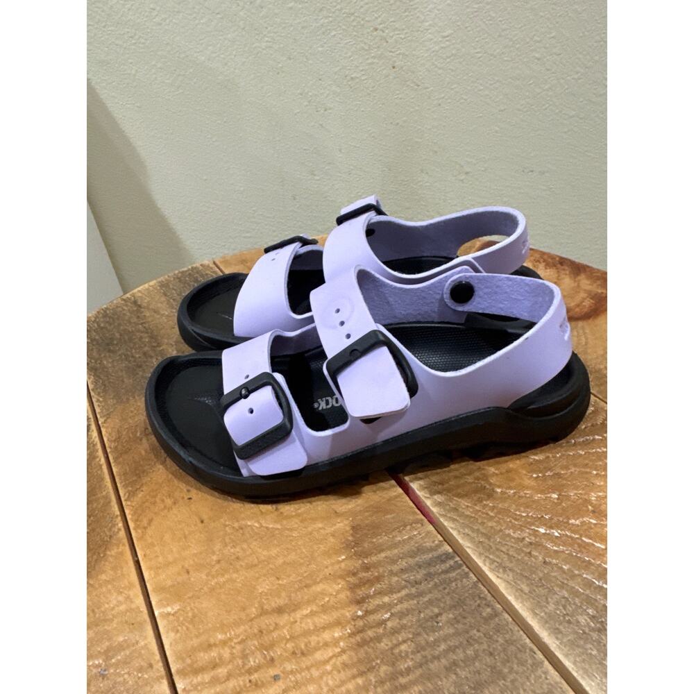 Girls Birkenstock Kids Mogami sandals in Purple Fog size 2 narrow NEW narrow - Picture 3 of 8
